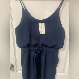 Jim & Nora Navy Blue Dress- Size Large - NWT